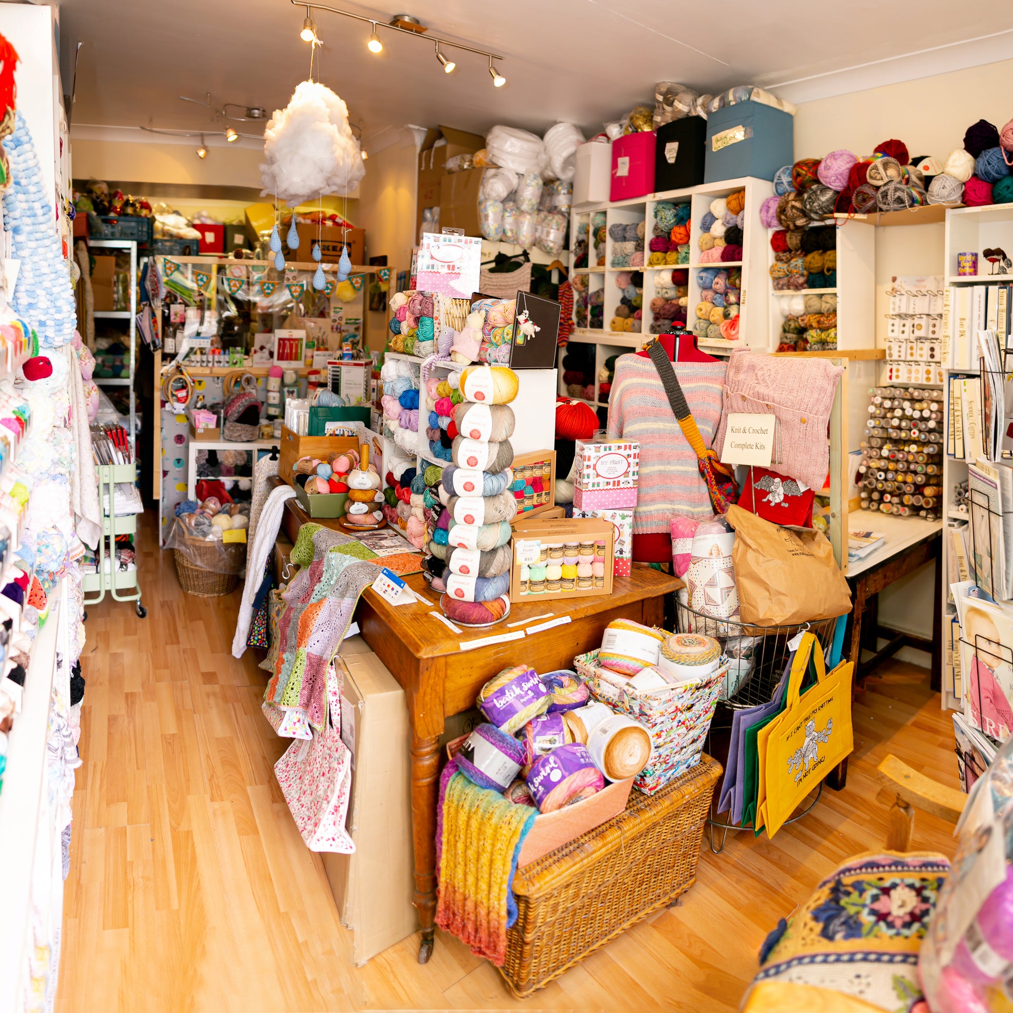 Maria's Wool Shop interior