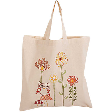 Rico Owl with Mushrooms Bag Embroidery Kit