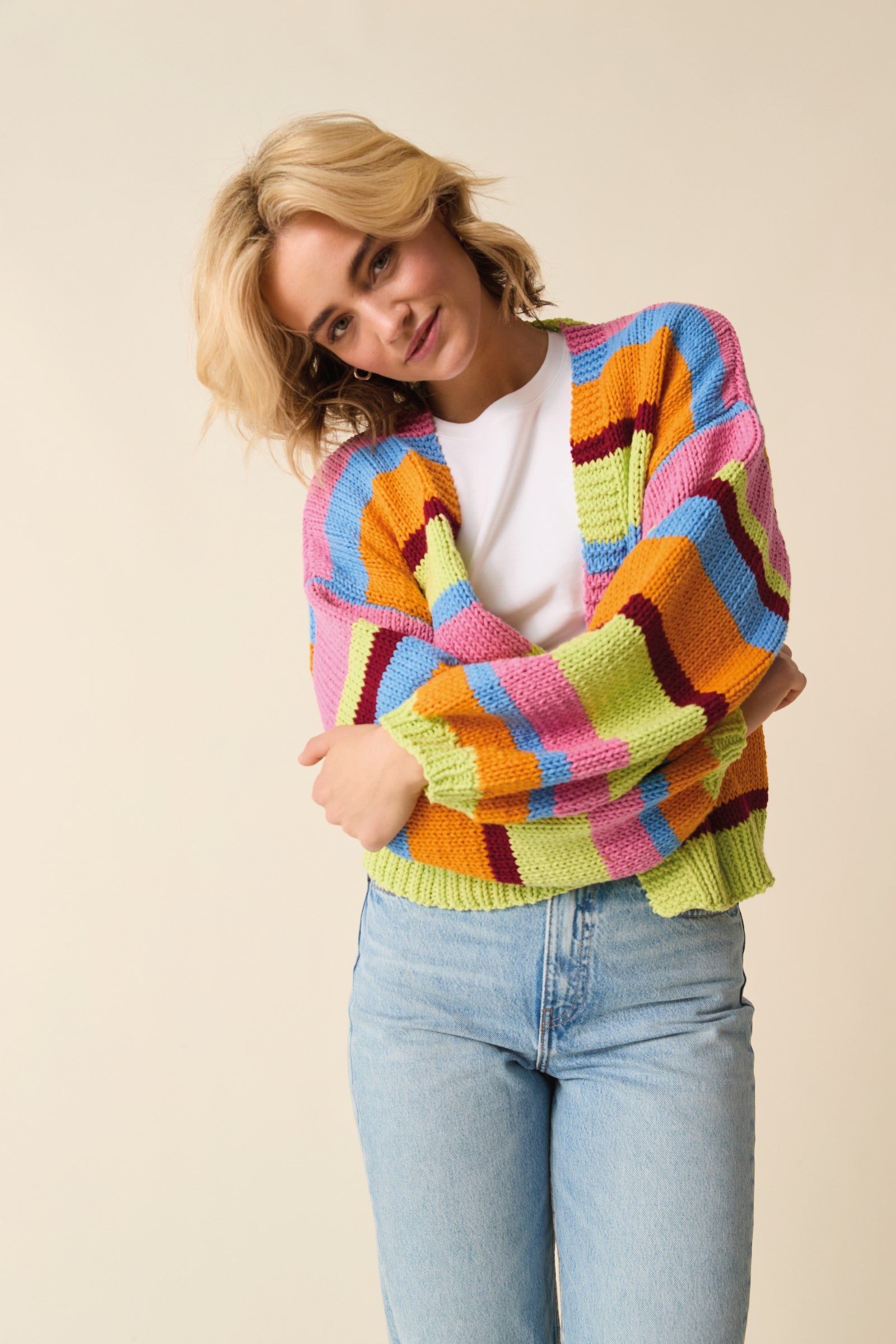 Sirdar Pattern 10870 Vibe Crop Cardigan in Stories Chunky