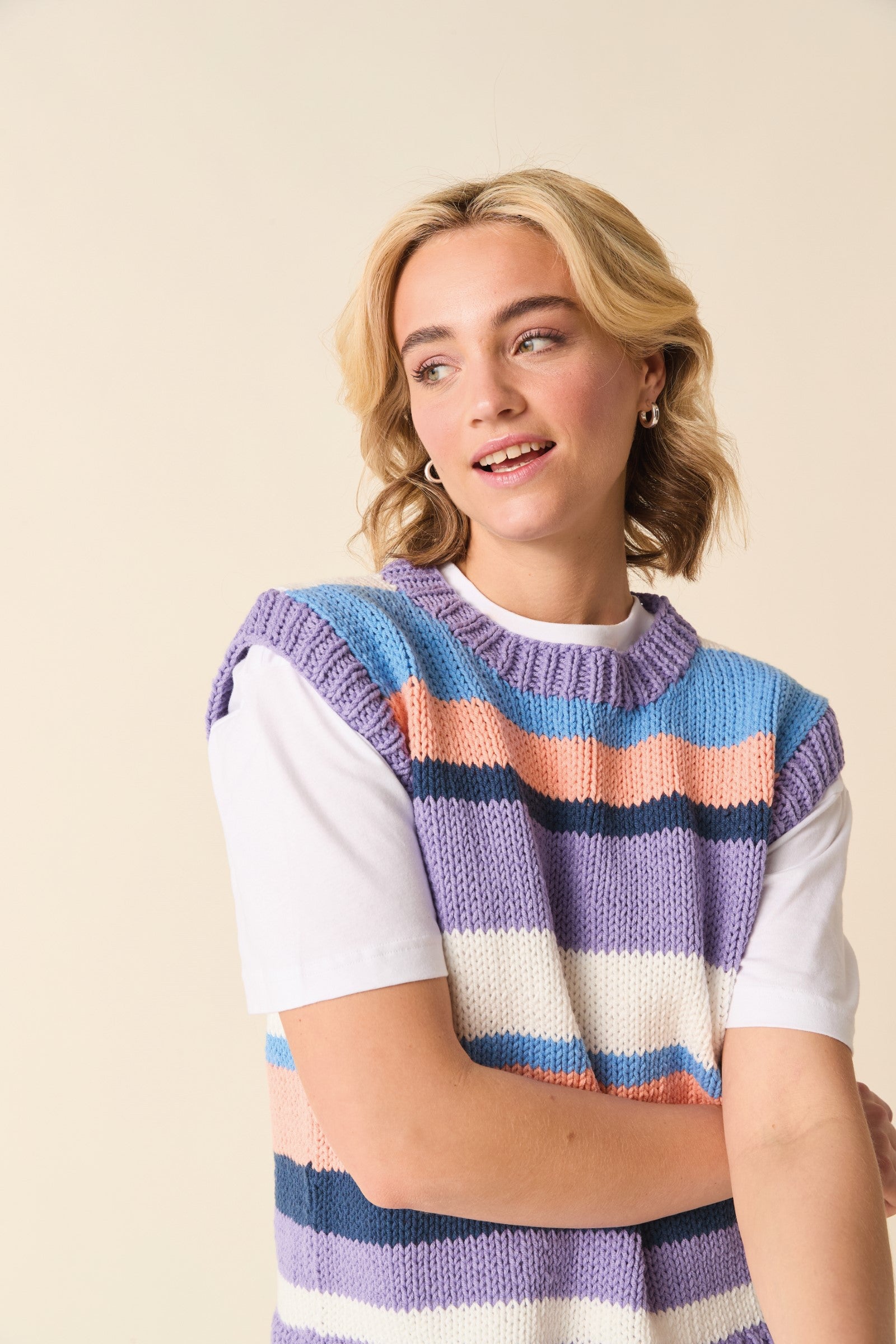 Sirdar Pattern 10875 Today’s Mood Tank in Stories Chunky