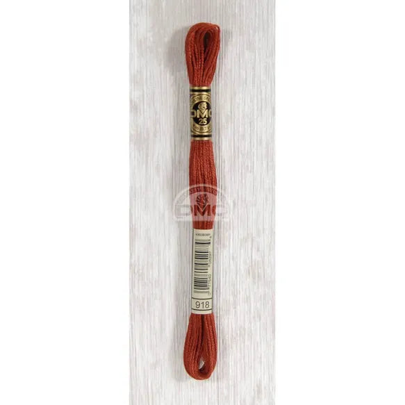 DMC Mouliné Stranded Cotton Embroidery Thread (Shades 918 - 3713) 117MC-