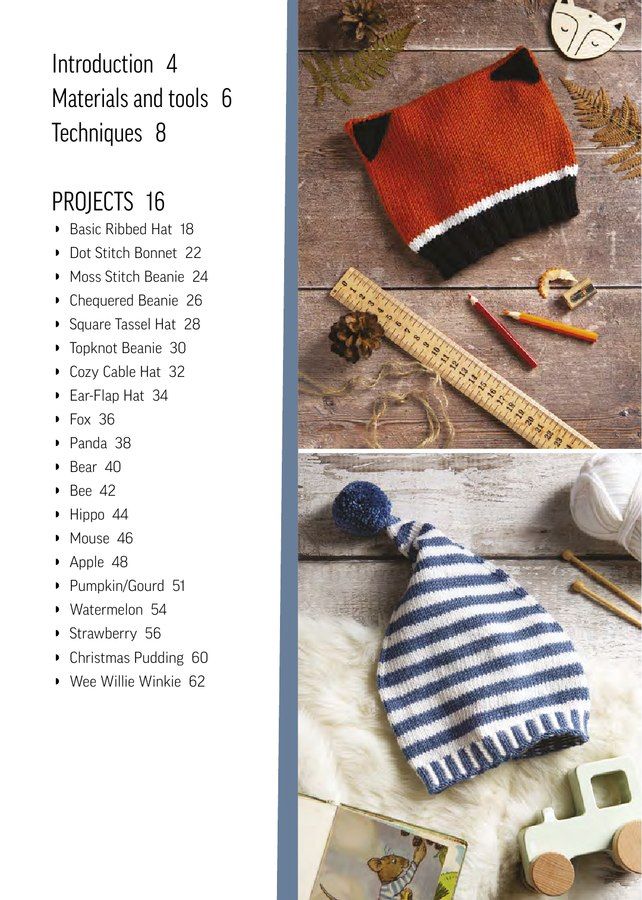 20 to Make - Knitted Baby Hats