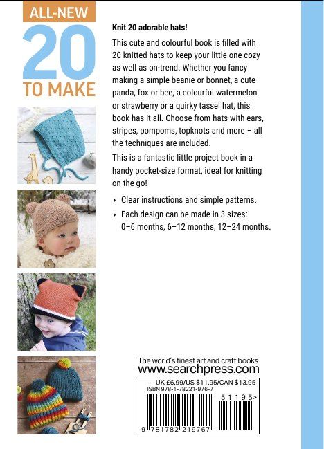 20 to Make - Knitted Baby Hats