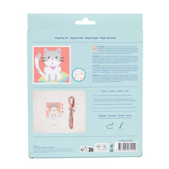 DMC Kids Kit Tapestry kit Maya the Cat