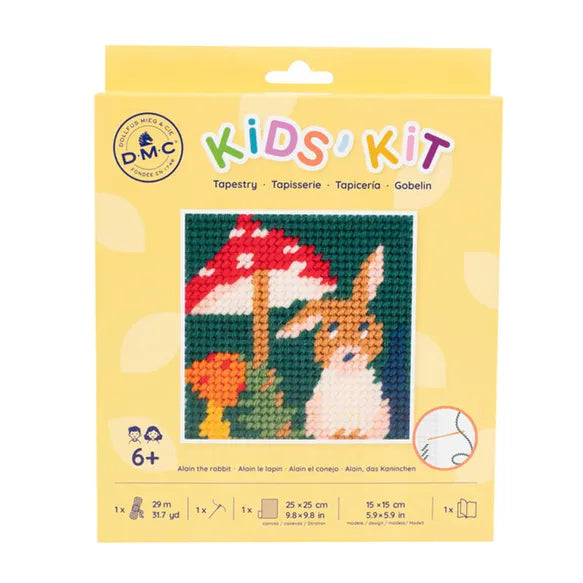 DMC Kids Kit Tapestry kit Alain the Rabbit