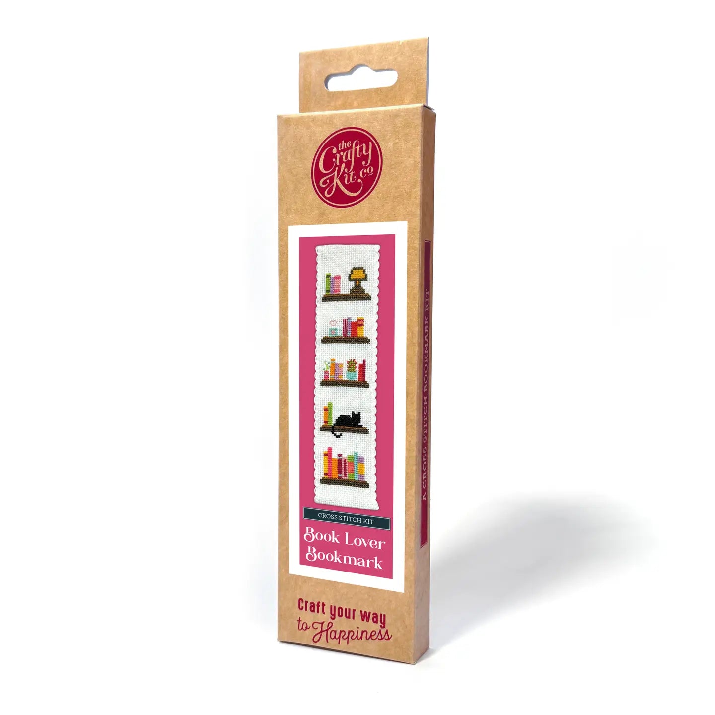 The Crafty Kit Company - Book Lover Cross Stitch Bookmark Kit