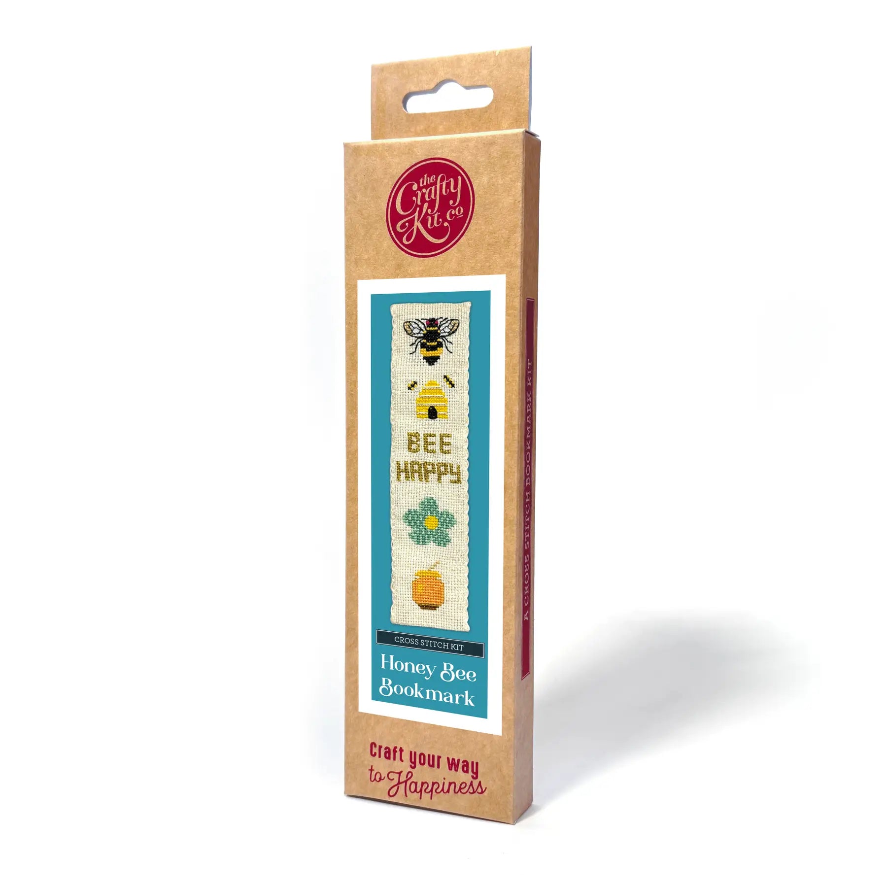 The Crafty Kit Company - Honey Bee Cross Stitch Bookmark Kit