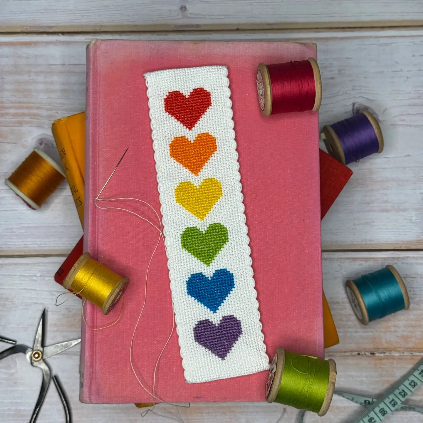 The Crafty Kit Company - Love Story Cross Stitch Bookmark Kit