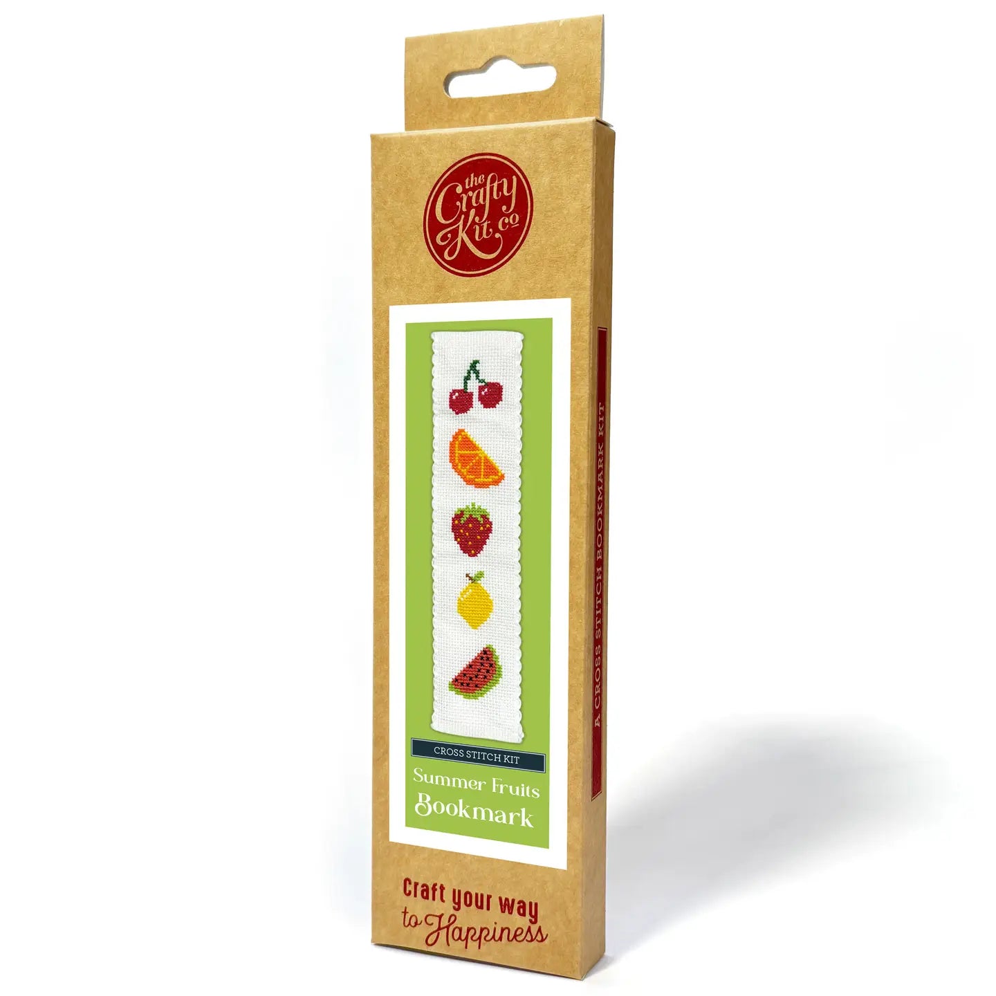 The Crafty Kit Company - Summer Fruits Cross Stitch Bookmark Kit