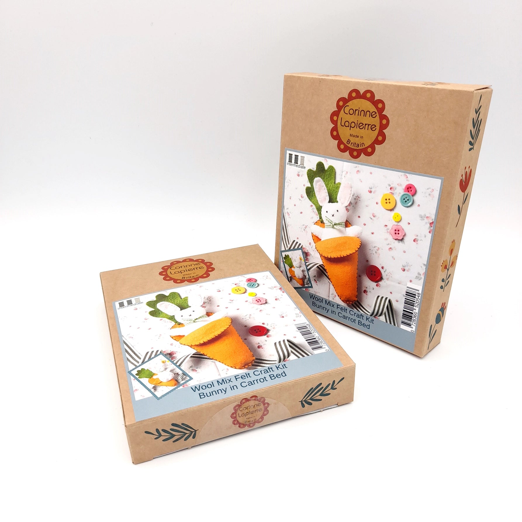 Corinne Lappiere - Bunny in Carrot Felt Craft Mini Kit