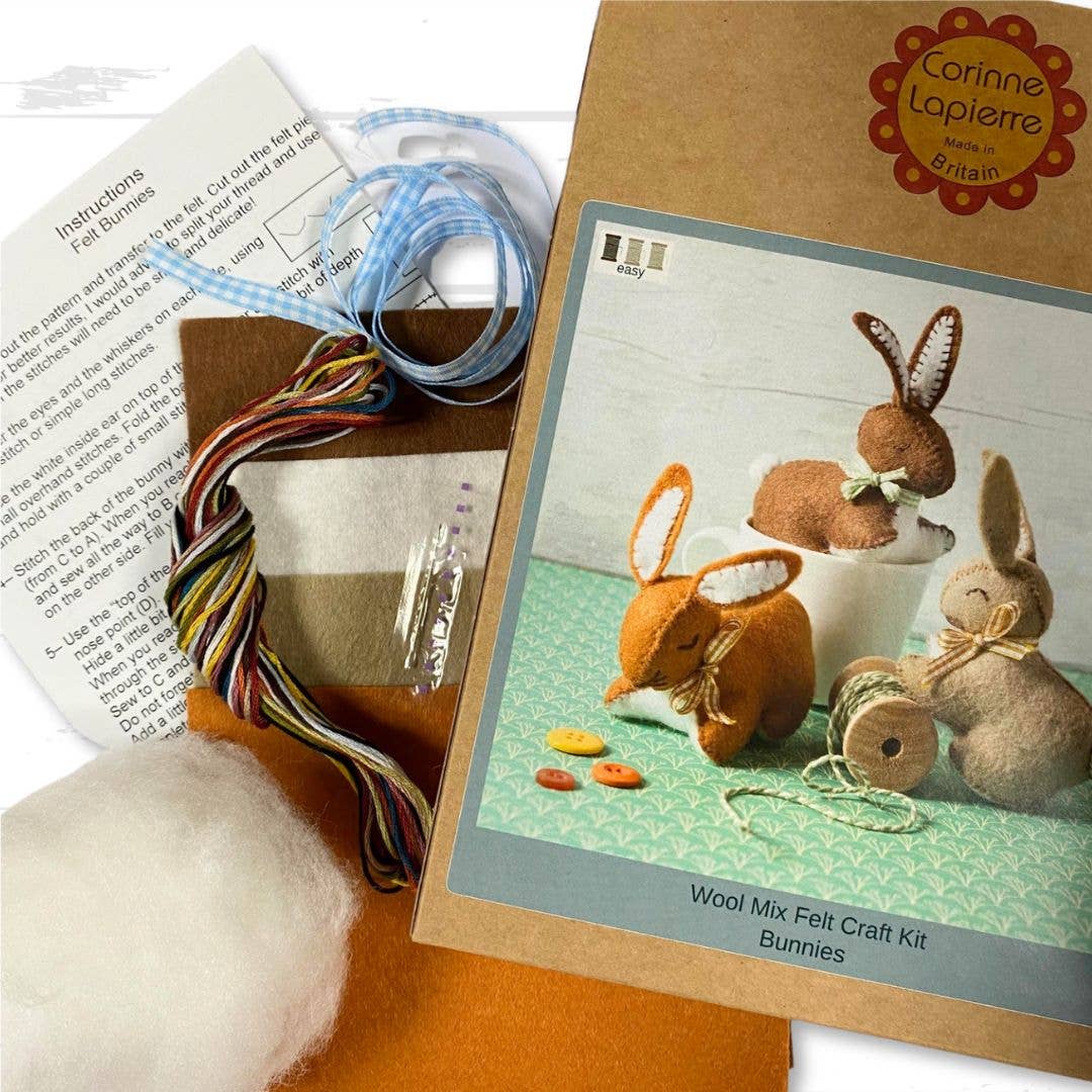 Corinne Lapierre - Bunnies Felt Craft Kit