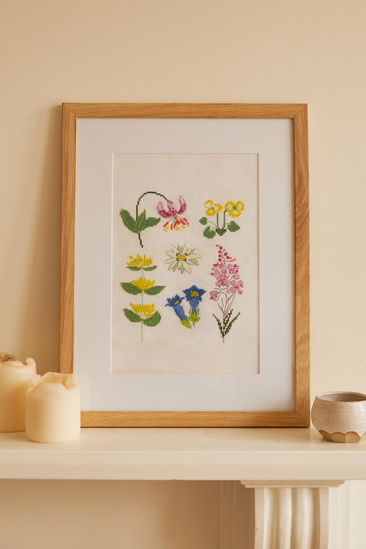 DMC Mindful Making Meadow Flowers Cross Stitch Kit Marias Wool Shop dmc-mindful-making-meadow-flowers-cross-stitch-kit-marias-wool-shop
