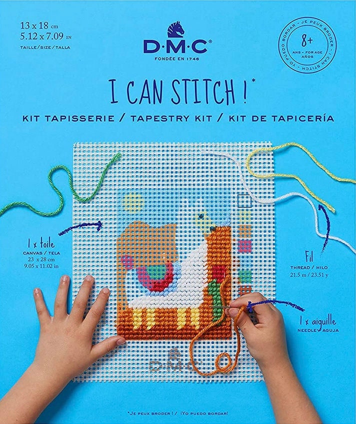 DMC - I Can Stitch! - Mike the Llama Children's Tapestry Kit