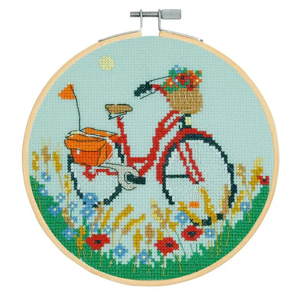 DMC Cross Stitch Kit Red Bicycle