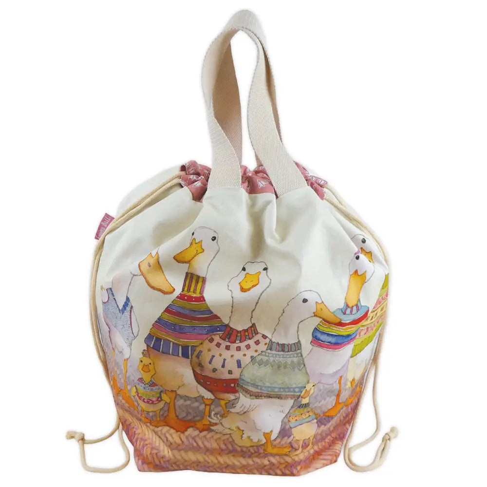 Emma Ball - Dapper Ducks Large Bucket Bag