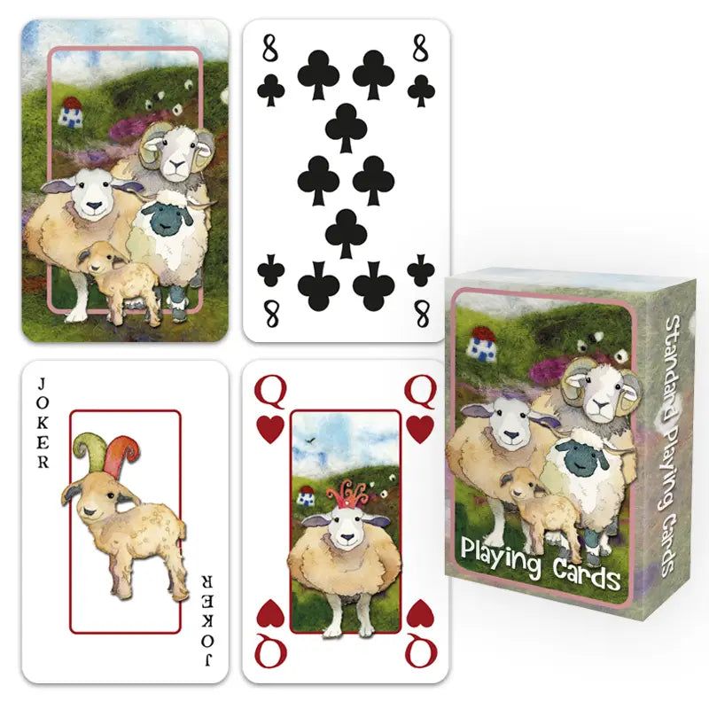 Emma Ball - Felted Sheep Playing Cards