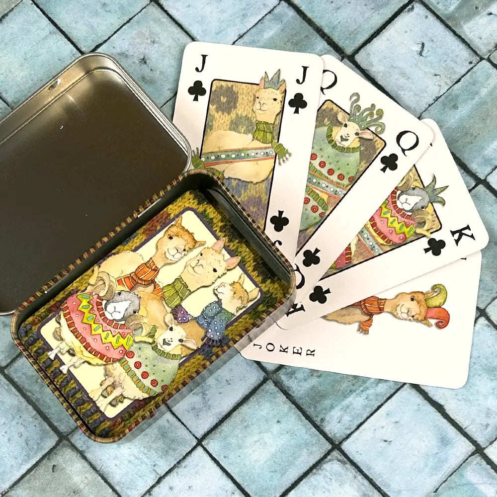 Emma Ball - Sheep in Sweaters Playing Cards in a Matching Tin