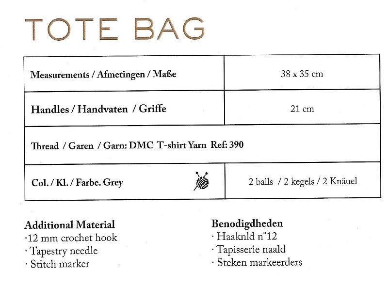 DMC Eco Vita Recyled T-Shirt Yarn  - Project Book