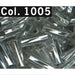 Gütermann Twisted Bugle Beads 7mm - Silver 1005