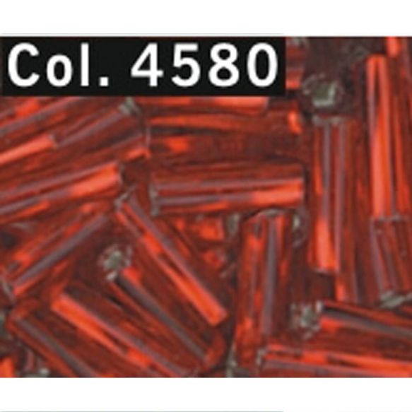 Gütermann Twisted Bugle Beads 7mm - Red 4580