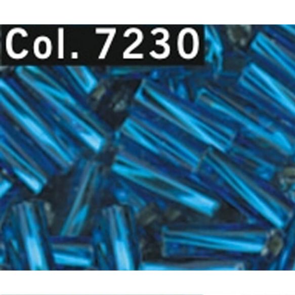 Gütermann Twisted Bugle Beads 7mm - Turquoise 7230