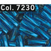 Gütermann Twisted Bugle Beads 7mm - Turquoise 7230