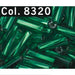 Gütermann Twisted Bugle Beads 7mm - Green 8320