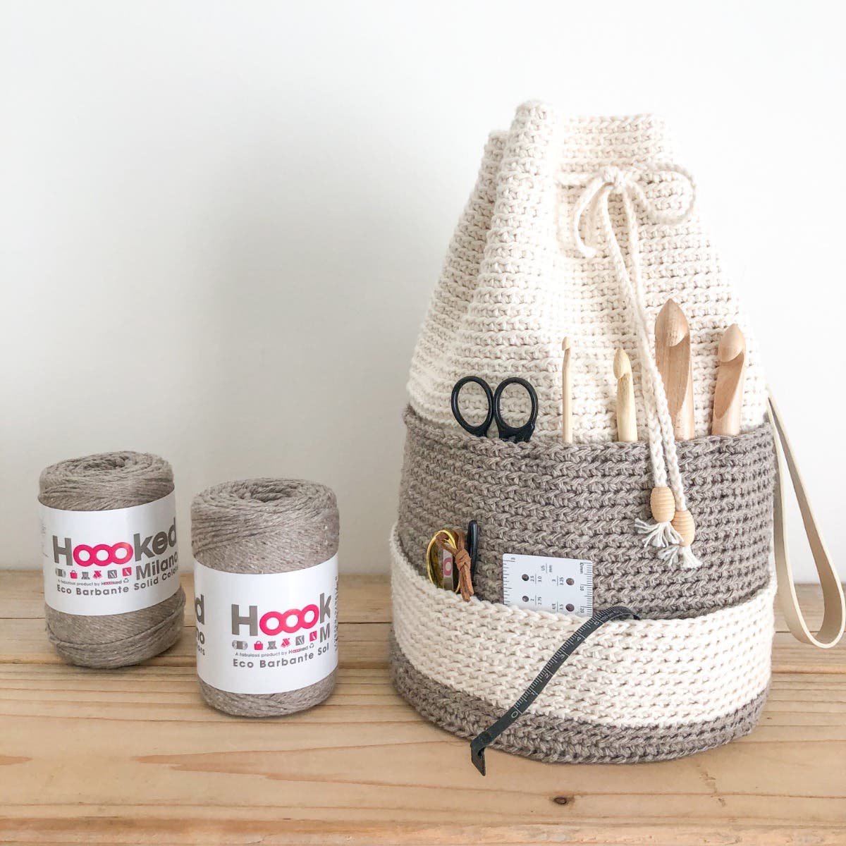 Hoooked DIY Crochet Kit - Project Bag