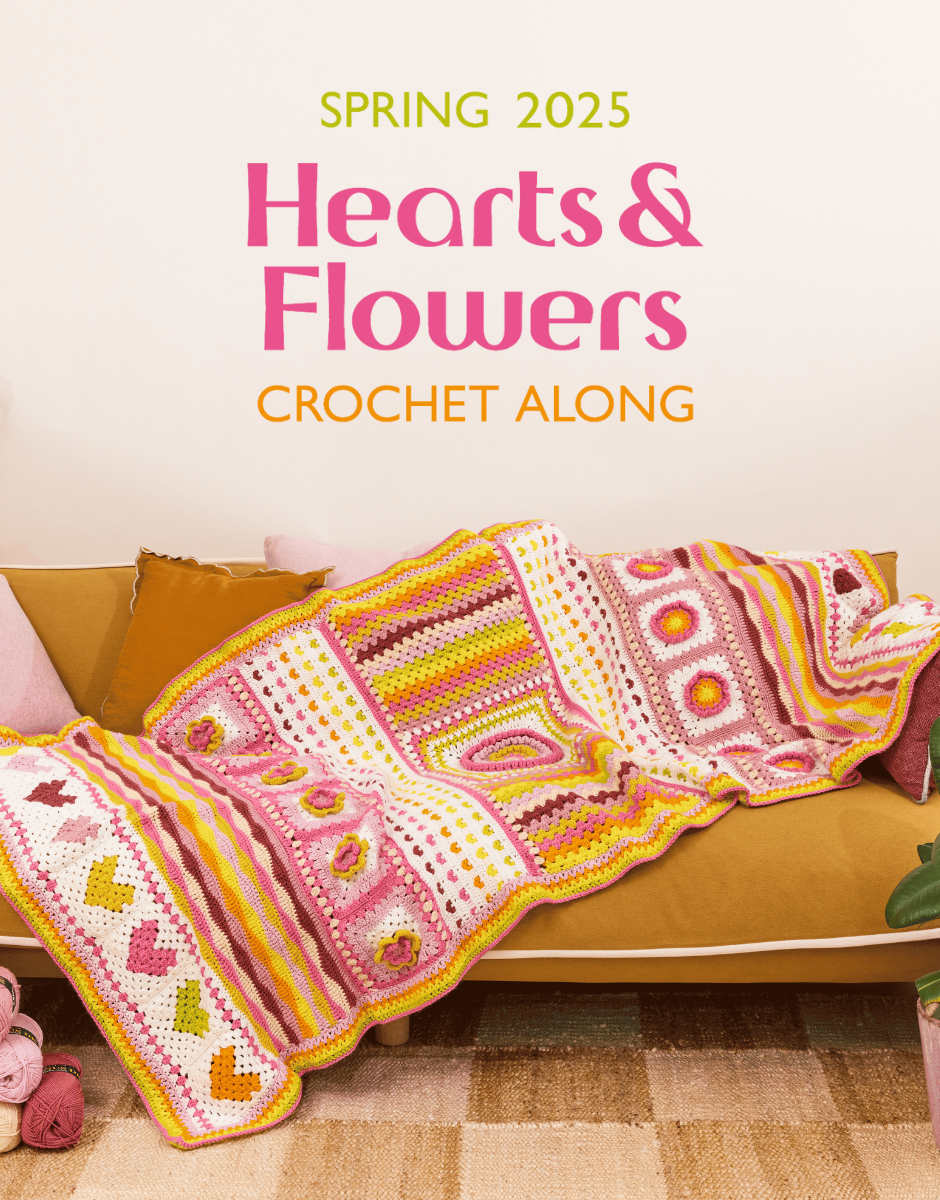 Sirdar Hearts & Flowers Spring 2025 CAL (crochet along) yarn pack