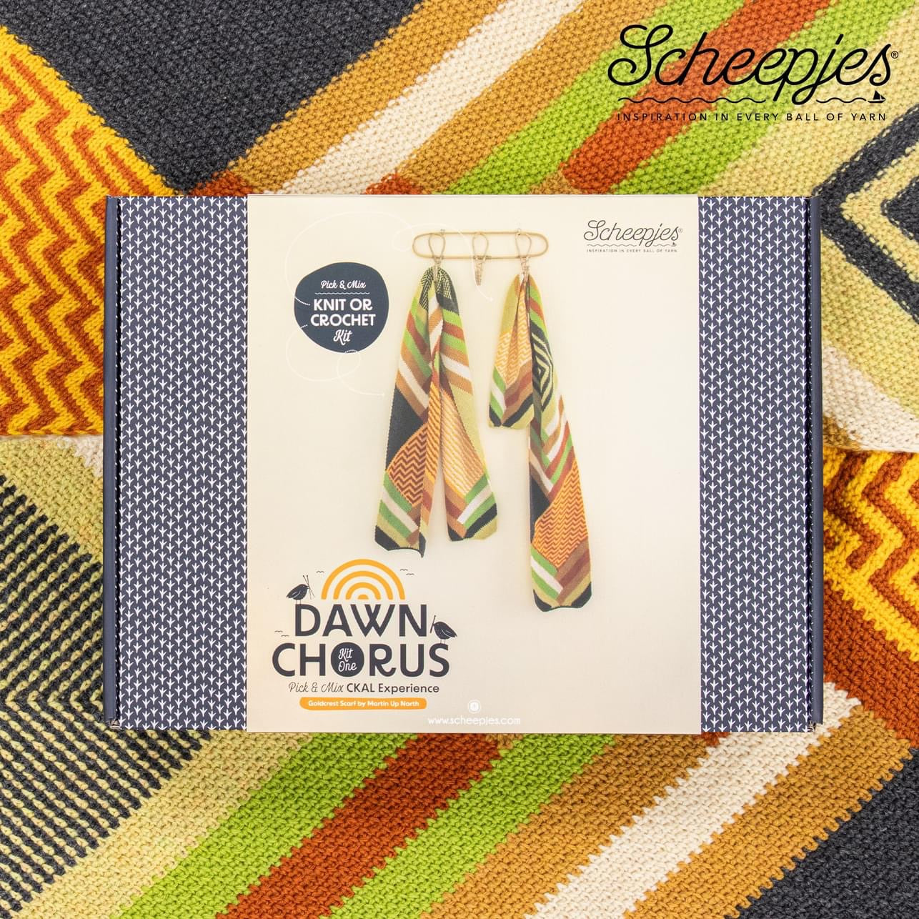 Scheepjes CKAL Goldcrest Scarf Kit