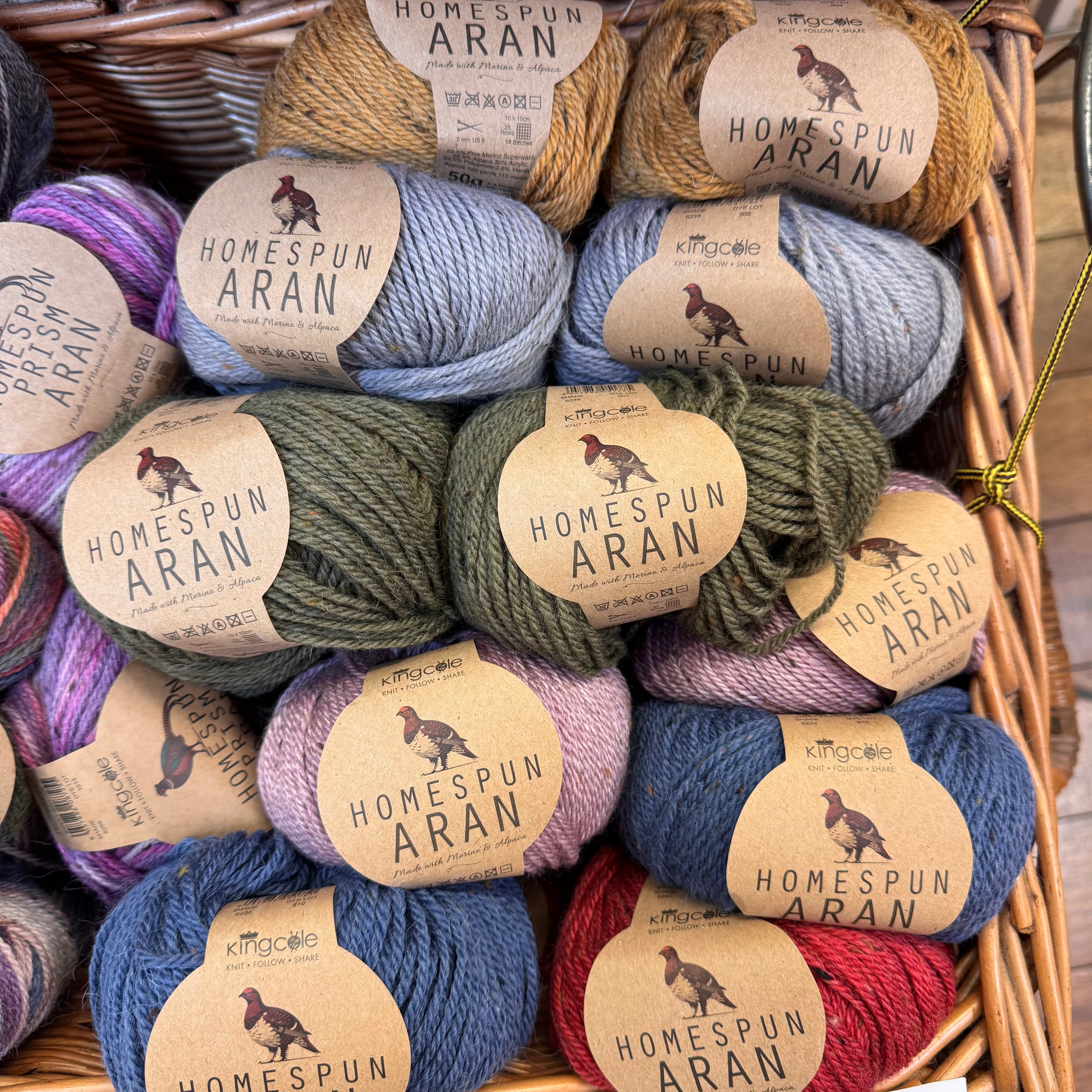King Cole Homespun Aran