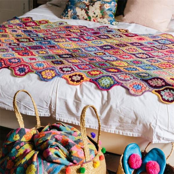 Janie Crow - Mystical Lanterns Crochet Blanket Pattern Booklet