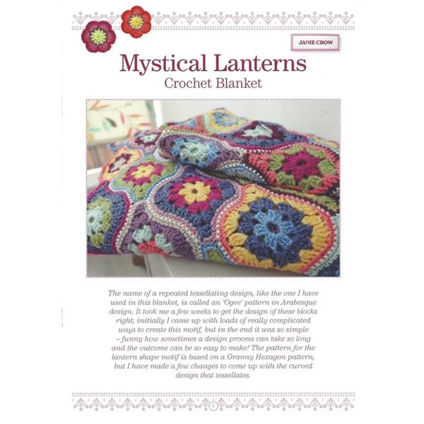 Janie Crow - Mystical Lanterns Crochet Blanket Pattern Booklet
