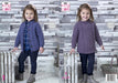 King Cole Pattern 5061 Tunic & Cardigan in Aran