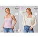 King Cole Pattern 5761 Top & Cardigan in DK