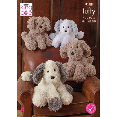 King Cole Pattern 9188 Dogs in Tufty Super Chunky