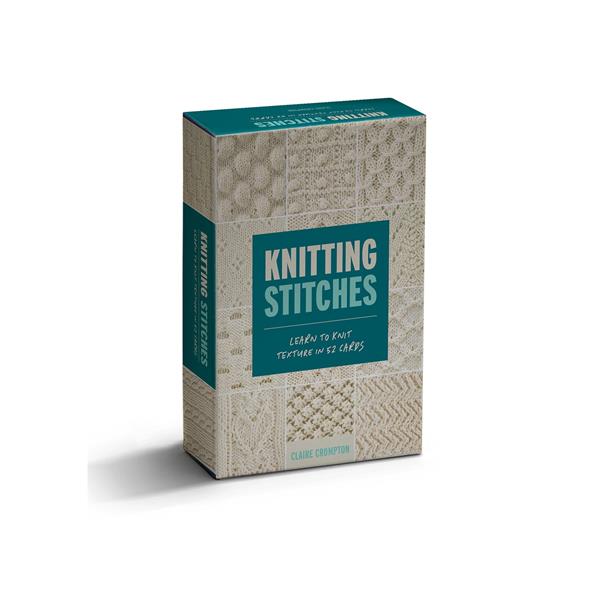 Knitting Stitches Card Deck - Learn to Knit Stitches / Texture in 52 Cards