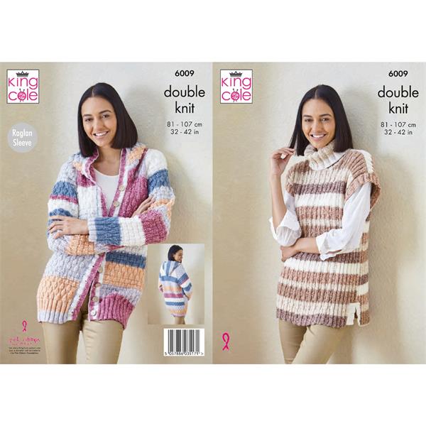 King Cole Pattern 6009 Hoodie & Pullover in Harvest DK