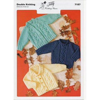 Peter Gregory Pattern 7187 Cardigans & Sweater in DK