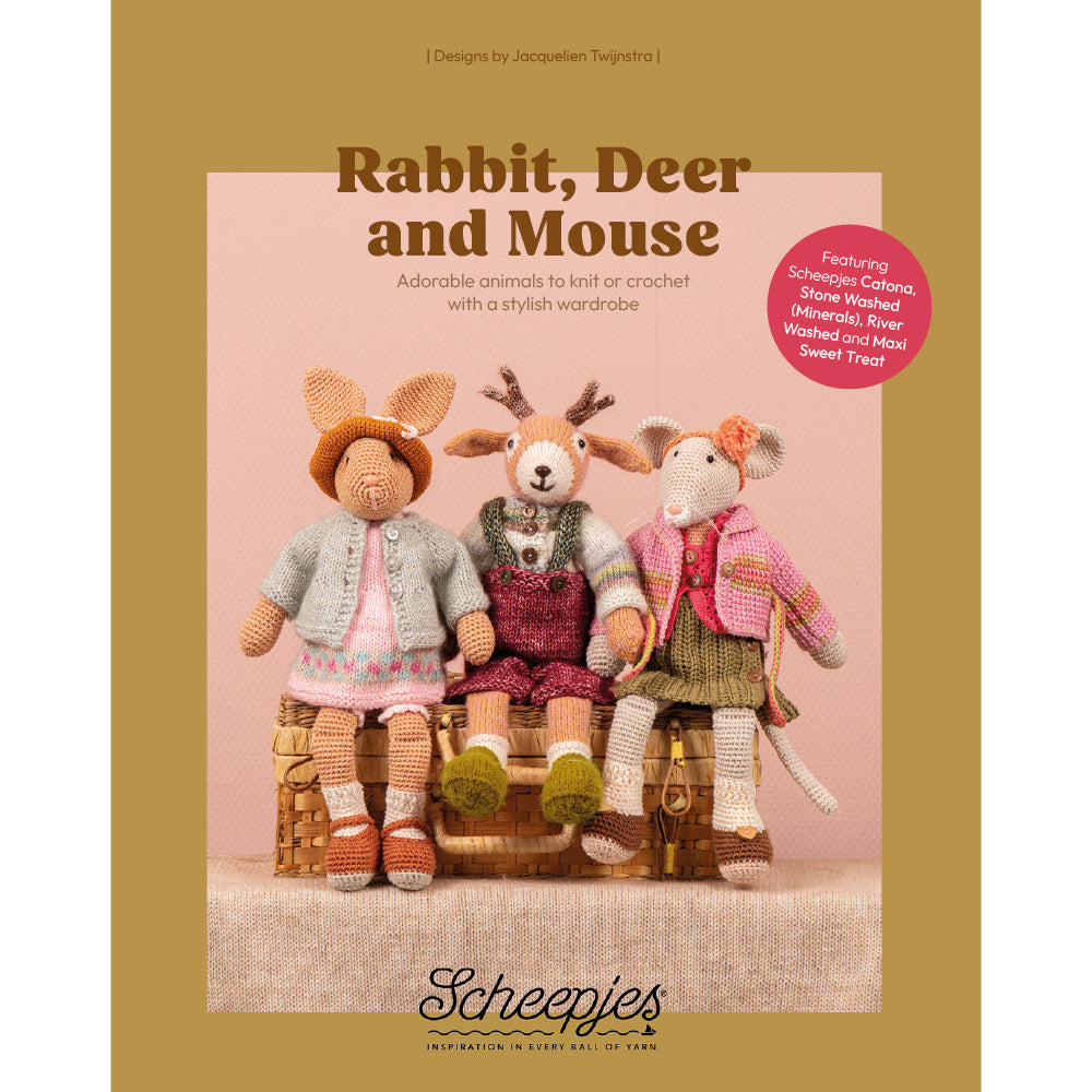 Scheepjes Rabbit, Deer & Mouse Crochet Book