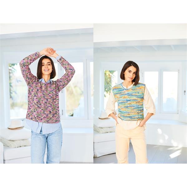 Stylecraft Pattern 10052 Crochet Top in Batik Elements DK