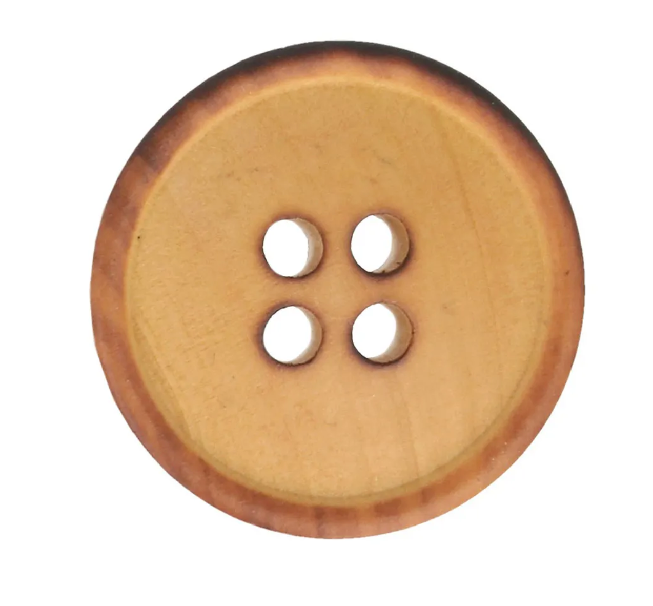 Milward 4-hole button wood 18mm -1x6pcs