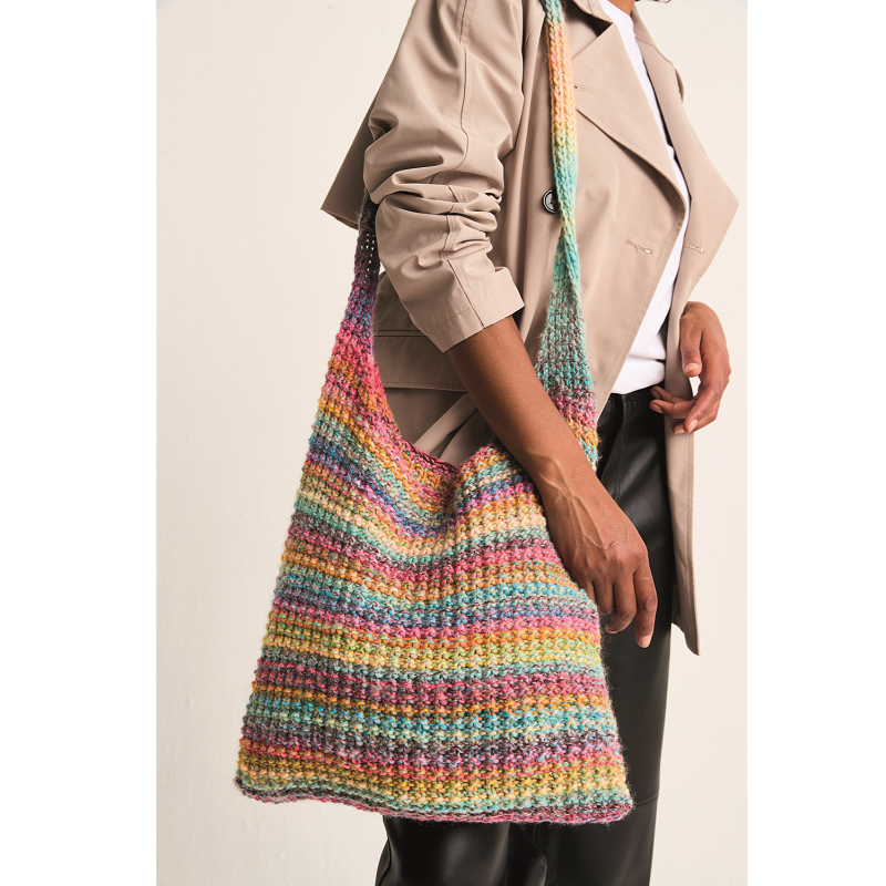 Sirdar Pattern 10809 Ripplied Mineral Bag in Jewelspun Chunky