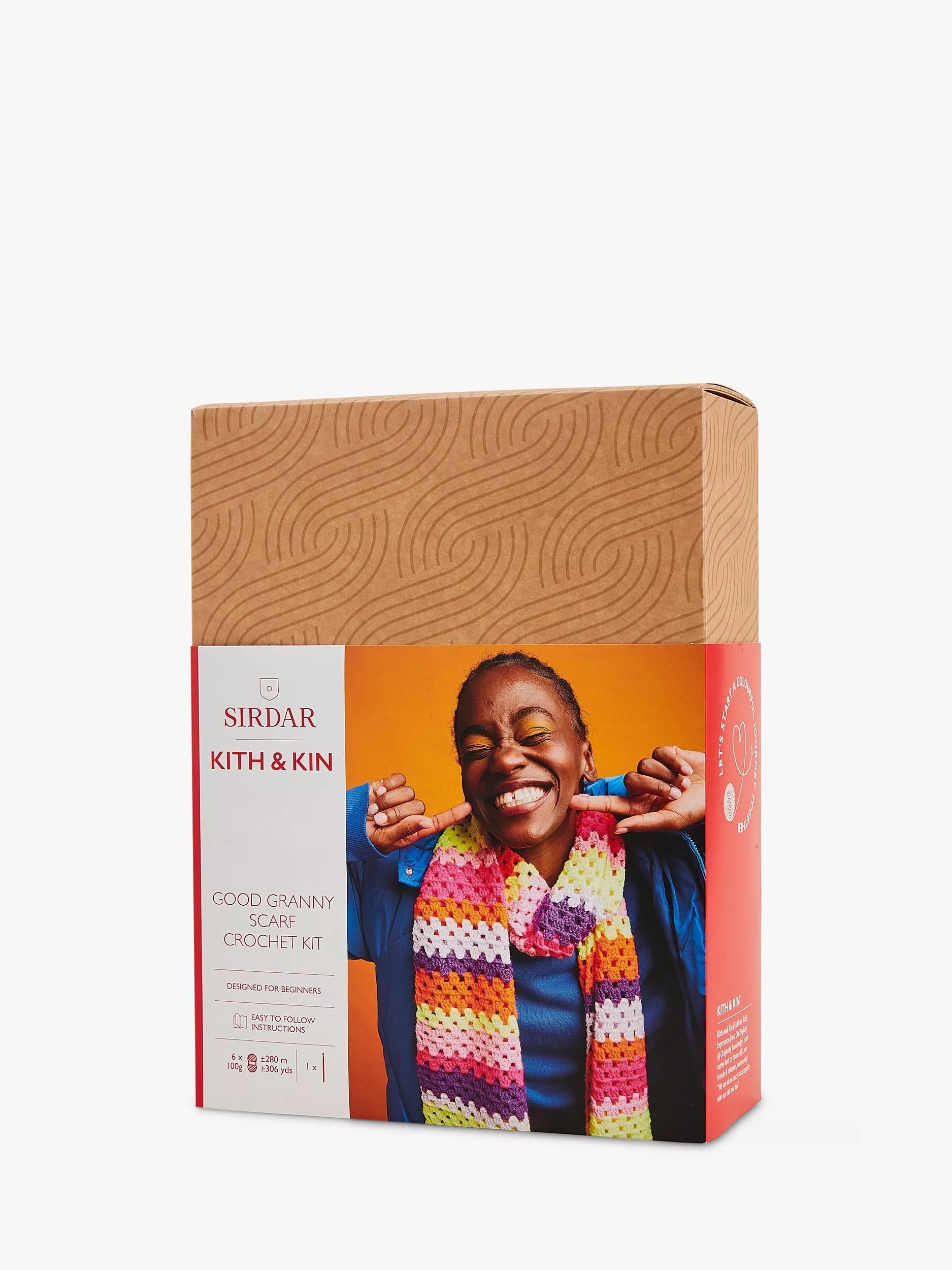 Sirdar "Kith & Kin" Good Granny Scarf Crochet Kit