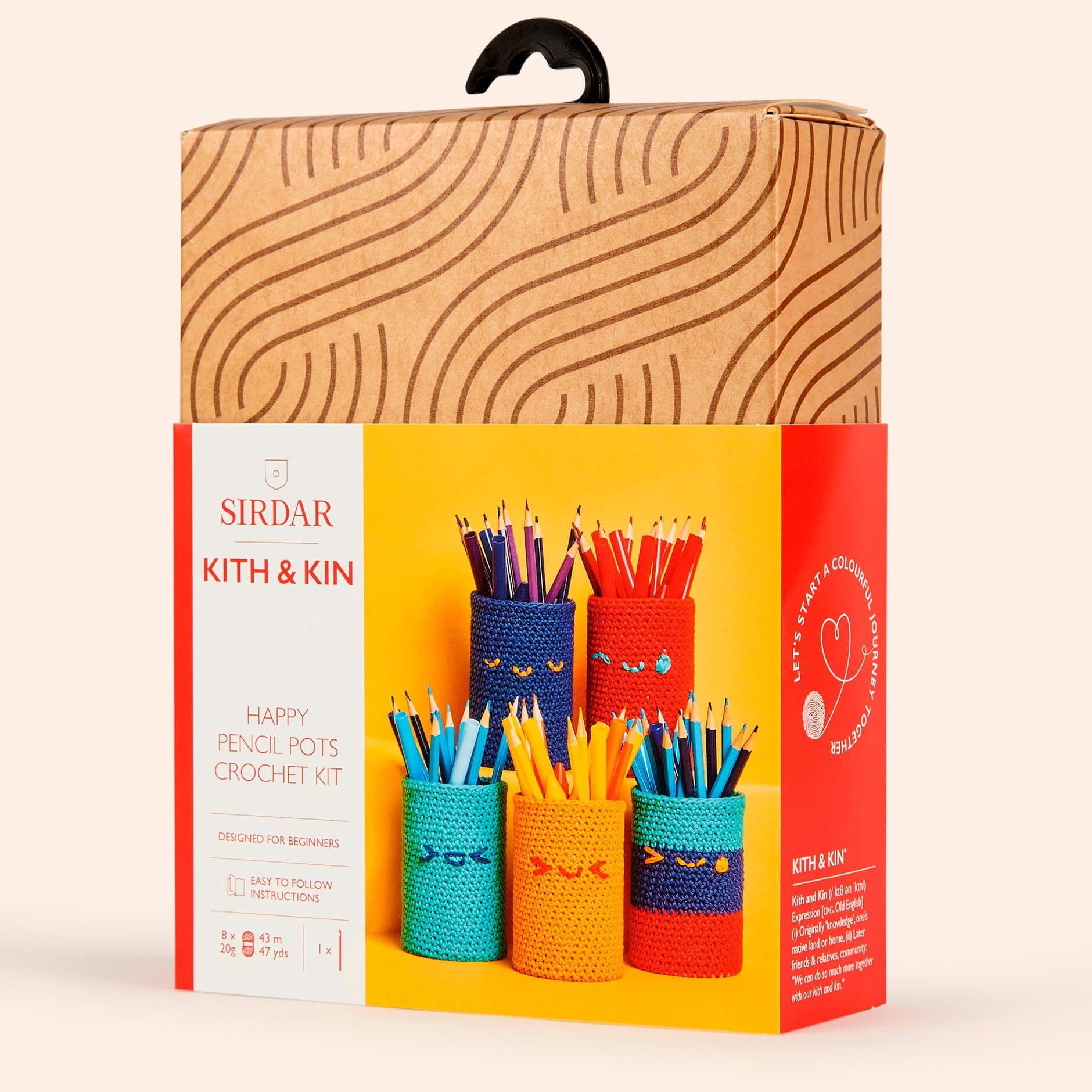 Sirdar 'Kith & Kin' Pencil Pots Crochet Kit
