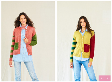 Stylecraft Pattern 10019 Cardigans in Grace Aran