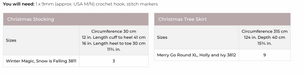 Stylecraft Pattern 10030 Crochet Christmas Stocking & Tree Skirt in Super Chunky