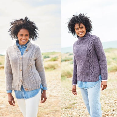 Stylecraft Pattern 9812 Ladies Cardigans and Sweaters in Softie Chunky