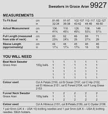 Stylecraft Pattern 9927 Ladies Jumpers in Grace Aran