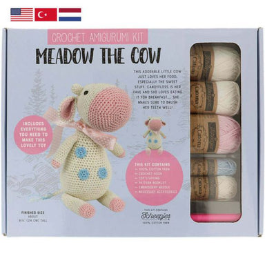 Tuva Amigurumi Crochet Kit - Meadow the Cow